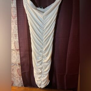 Source Unknown Elegant White Strapless Dress